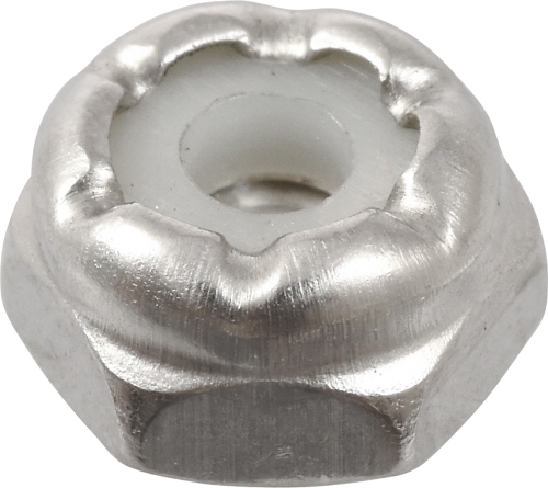 HILLMAN Nylon Insert Lock Nut, Metric, Coarse Thread, M4-0.7 Thread, Stainless Steel