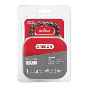AdvanceCut S52T Chainsaw Chain Reel, 91PX Chain, 14 in L Bar, 0.05 in Gauge, 3/8 in TPI/Pitch, 52-Link