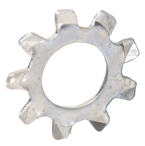 880396 External Tooth Lock Washer, #4 ID, Steel, Zinc-Plated