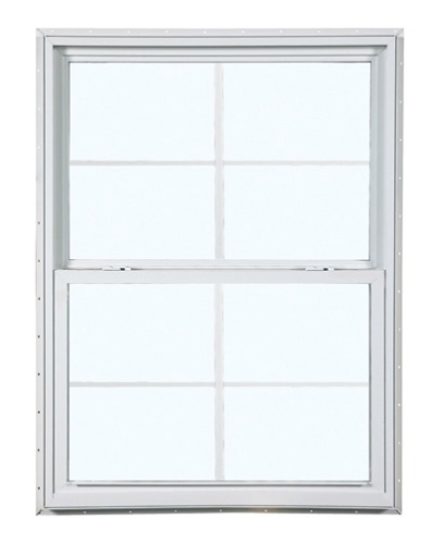 2030 5700 Series Insulated Low-E 366 Glass 4/4 White Single Hung, Vinyl