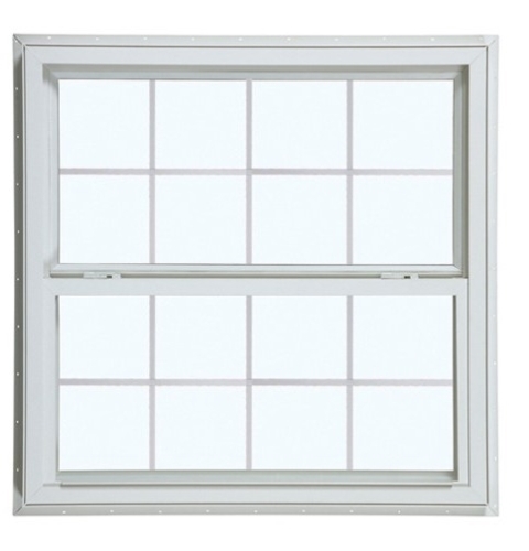 4040 300 Insulated Low-E Glass 8/8 White Single Hung Window
