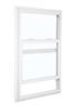 2030 5700 Series Insulated Low-E 366 Glass 1/1 White Single Hung Window, Vinyl