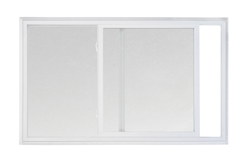 2020 Series 5700 Slider White 366 Low-e Obscure 1/1 Window