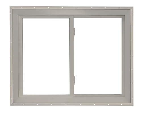 5032 130 Series Insulated Low-E 366 Glass 1/1 Clay Horizontal Slider Window, Vinyl