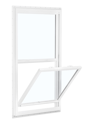 3050 160 Series Insulated Low-E 366 Glass 1/1 White Single Hung, Vinyl