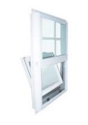 Atrium 2640 4000 Series Insulated Low-E 366 Glass 1/1 White Single Hung, Insulated Vinyl