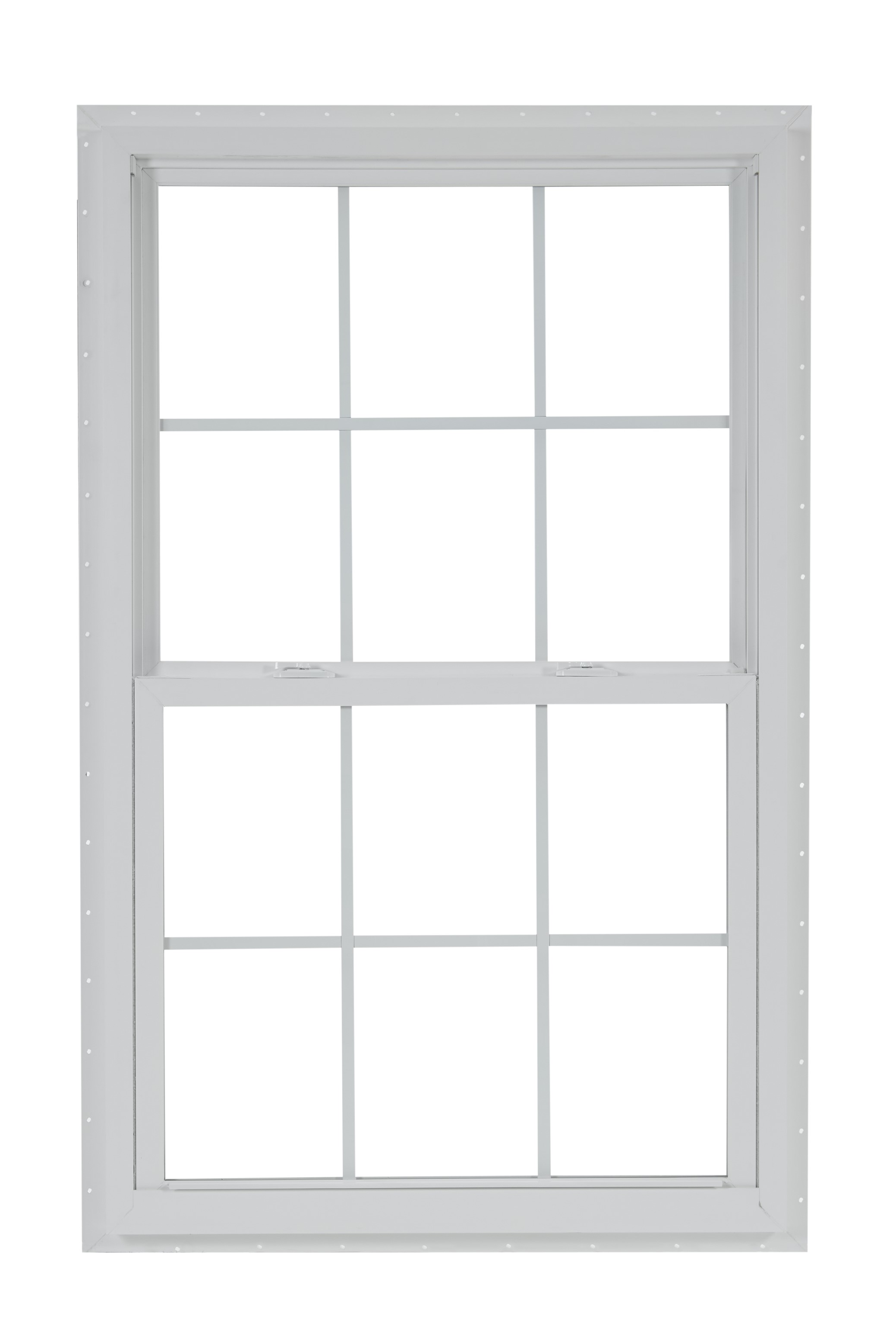 3040 160 Series Insulated Low-E 366 Glass 6/6 White Single Hung, Vinyl