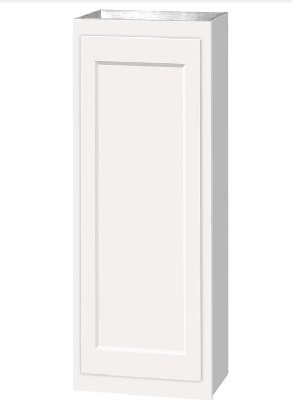 Kitchen Kompact Wall Cabinet, 15"X36"X12", White