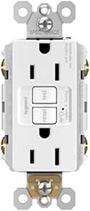 radiant AF152TRWCCV4 AFCI Receptacle, 2 -Pole, 15 A, 125 VAC, Back Wiring, NEMA: 5-15R, White