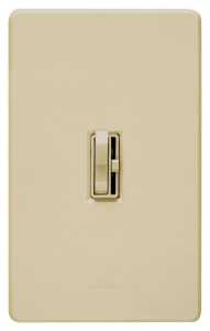 Ariadni TGCL-153PH-IV Dimmer, 1.25 A, 120 V, 150 W, CFL, Halogen, Incandescent, LED Lamp, 3-Way, Ivory