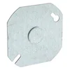 24C6-UPC Box Cover, 3-1/2 in L, 3-1/2 in W, Octagonal, Steel
