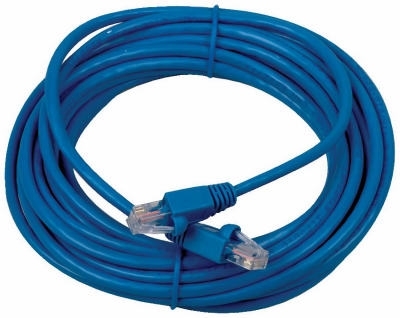 TPH532B Network Cable, 25 ft L, 5E Category Rating, Male, Male, Blue Sheath