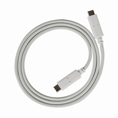 AH832G1Z USB and Syncing Cable, White Sheath, 3 ft L