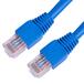 Just Hook It Up 140274-00 Network Cable, 7 ft L, Cat5e Category Rating, Blue Sheath