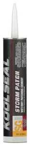 Storm Patch Series KS0083300-01 Patching Cement, Black, Liquid, 1 oz, Cartridge