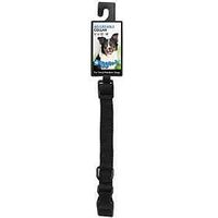2938003 Adjustable Dog Collar, 12 to 18 in L, 5/8 in W, S/M Breed Size, Nylon, Black