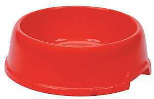 00205H Single Feeder Bowl, XL, 6 Cups Volume, Plastic, Red