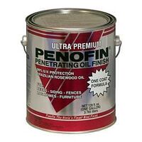 Blue Label F5ESA5G Penetrating Wood Stain, Oil Base, Semi-Transparent, Sable, 5 gal, Pail