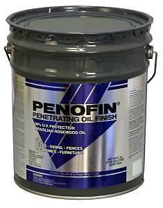 F5ESA5G Penetrating Wood Stain, Semi-Transparent, Sable, Oil-Based, 5 gal