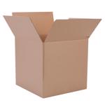 281502 Kraft Box, Cardboard Moving, 16 in. H X 16 in. W X 15 in. L, 32 lb Capacity, Brown, 1 pk