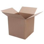 280349 Kraft Box, Cardboard Moving, 14 in. H X 14 in. W X 14 in. L, 32 lb Capacity, Brown, 1 pk