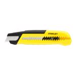 STHT10489 Sliding Snap Knife, Ergonomic Handle, 6.29 in L, Black/Yellow Handle