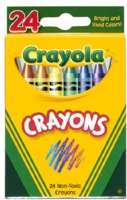 52-3024 Crayon, Assorted, 24/BX
