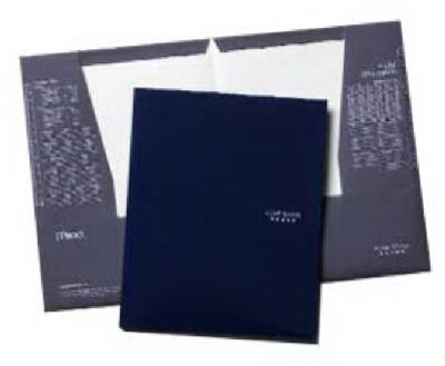 33106 Portfolio, 8-1/2 x 11 in Sheet, 4-Pocket, Paper, Assorted