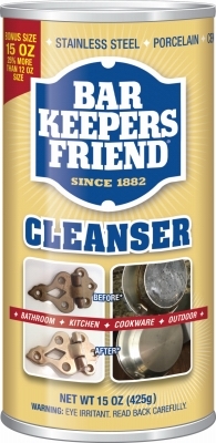 Bar Keepers Friend 11584 Cleanser, 15 oz Canister