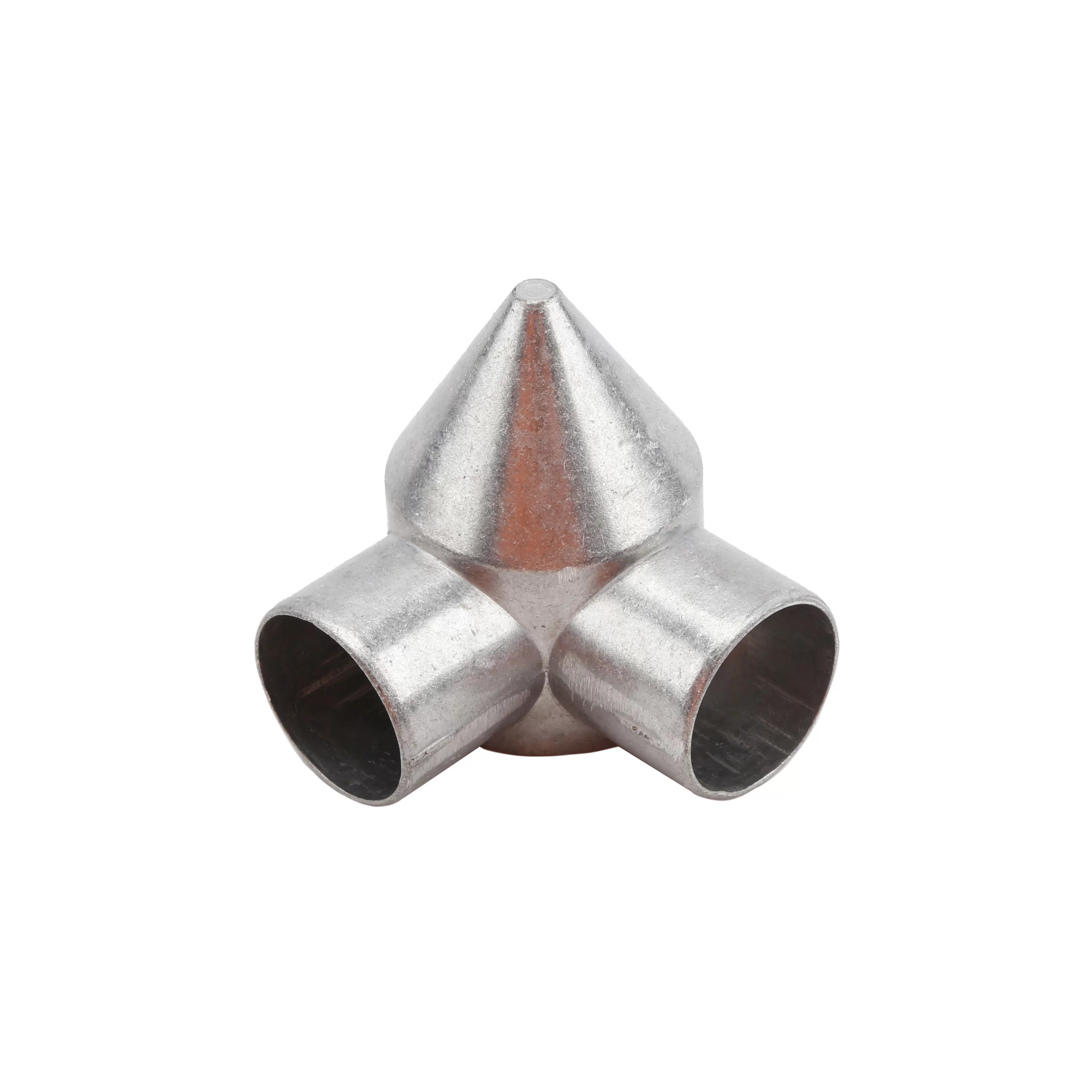 042234 Bullet Top, 2-3/8 in Dia, 2-Way, Aluminum, Galvanized