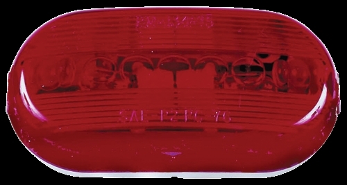 V135R Marker Light, 12 V, Incandescent Lamp, Red Lens, Surface Mounting