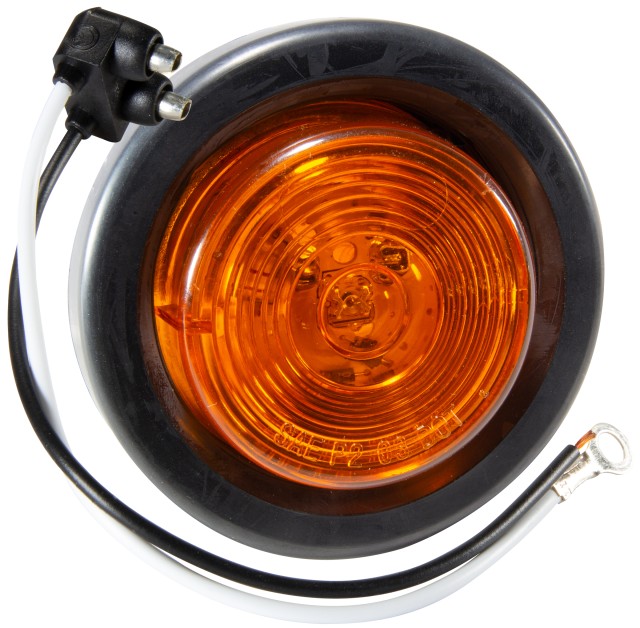 C525A Side/Clearance Marker Light, 0.05 A, 12 V, LED Lamp, Amber Lens, Grommet Mounting