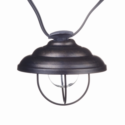 12908 String Light Set, Cage, 10-Lamp, Incandescent Lamp