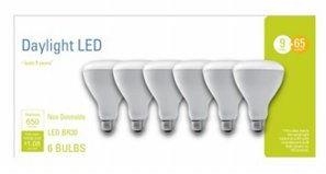 93098315 LED Bulb, Flood/Spotlight, BR30 Lamp, 65 W Equivalent, E26 Lamp Base, Frosted
