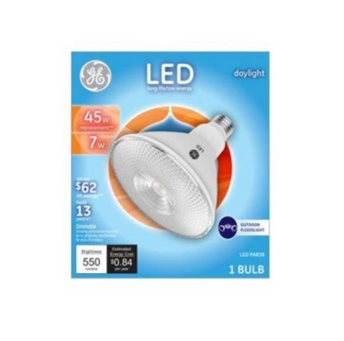 38461 LED Bulb, Flood/Spotlight, PAR38 Lamp, E26 Lamp Base, Dimmable
