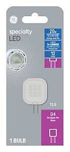 93130146 LED Bulb, T2.5 Lamp, 20 W Equivalent, G4 2-Pin Lamp Base, Non-Dimmable, Warm White, 3000 K Color Temp