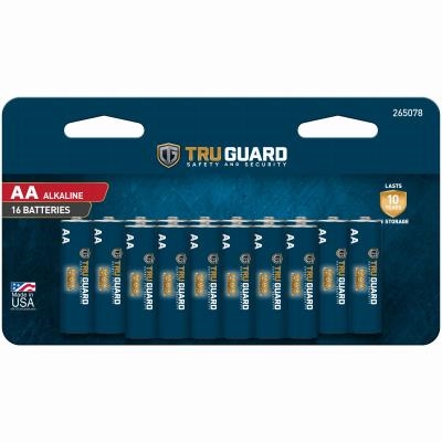 TruGuard TV815-16B AA Batteries, 16 Pack