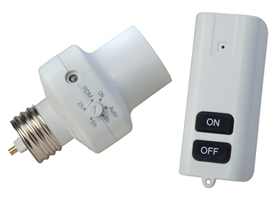 59415WD Light Control Socket, White