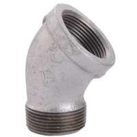 PPG121-40 Street Pipe Elbow, 1-1/2 in, Threaded, 45 deg Angle, SCH 40 Schedule, 300 psi Pressure