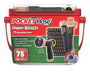 16374-6 Bullet Hose, 75 ft L, Copper