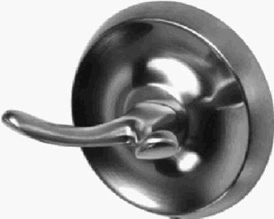 BayPointe Series 623924 Robe Hook, 1-Hook, Aluminum/Zinc, Brushed Nickel, Concealed Screw