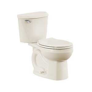 736DA101.021 Complete Toilet, Round Front Bowl, 1.28 gpf Flush, 12 in Rough-In, 15 in H Rim, Bone
