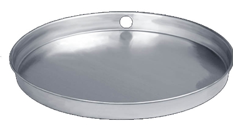 90319 Pre-Drilled Water Heater Pan, Aluminum, For: 1 in x 1-1/2 in PVC Drain Connection