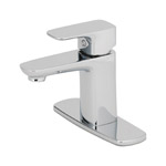 Modena Series 67543W-6001 Lavatory Pop-Up Faucet, 1.2 gpm, 1-Handle, Chrome Plated, 2 in Faucet Centers