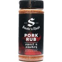 OW29105 Rub Seasoning, Smokey Pork, Dry, 12.5 oz, Bottle