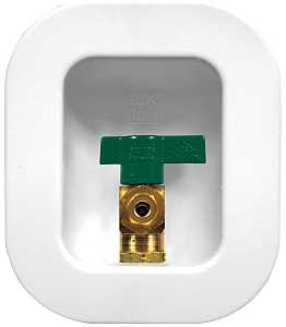 39130 Ice Maker Outlet Box, 4 in H x 3-1/4 in W x 2-1/2 in D Dimensions, Polystyrene