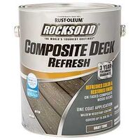 350007 Composite Deck Stain, Flat, Matte, Gray, Liquid, 1 gal, Can