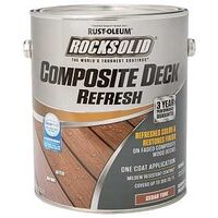 350058 Composite Deck Stain, Flat, Matte, Cedar, Liquid, 1 gal, Can