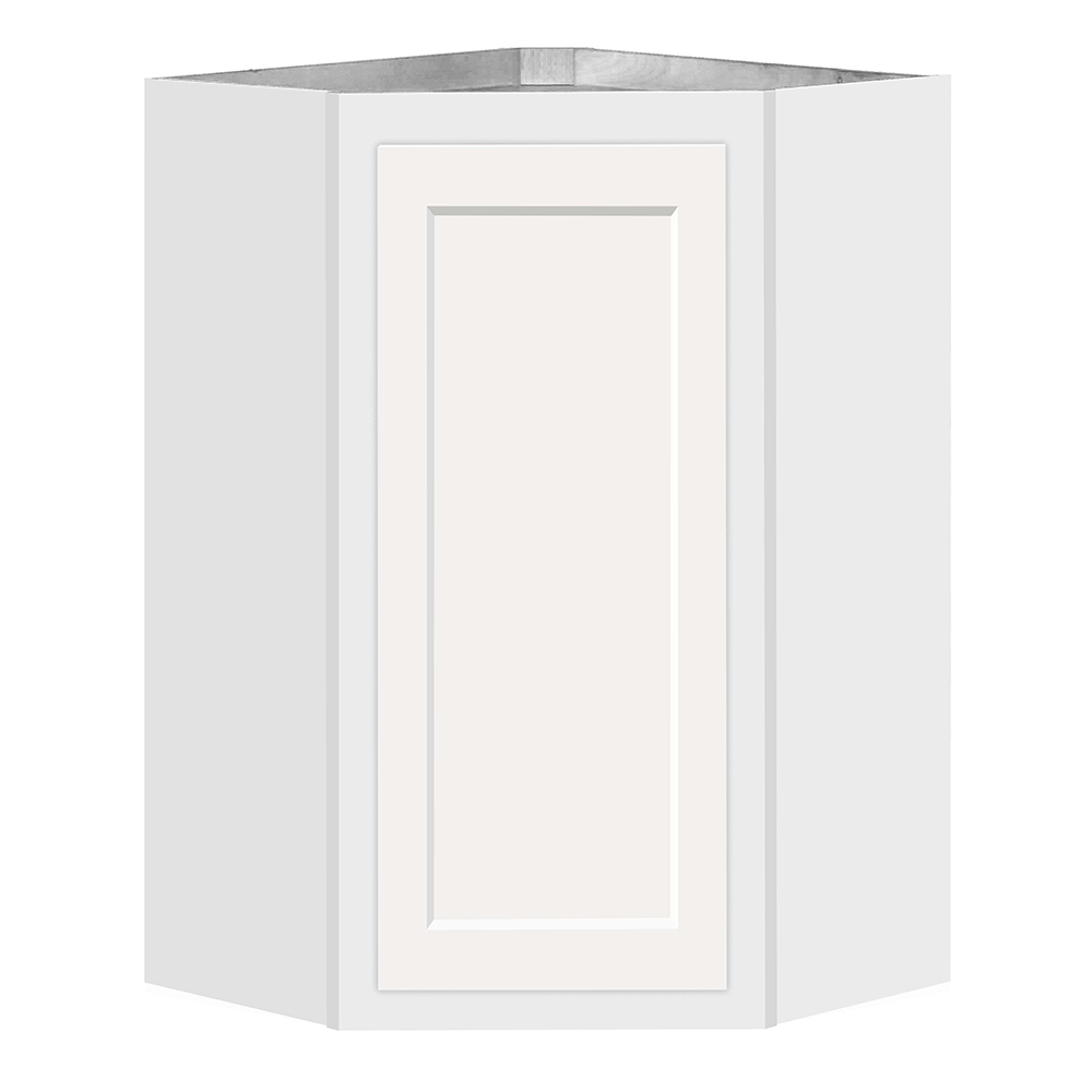 Kitchen Kompact Angle Wall Cabinet,24"X36"X12", White