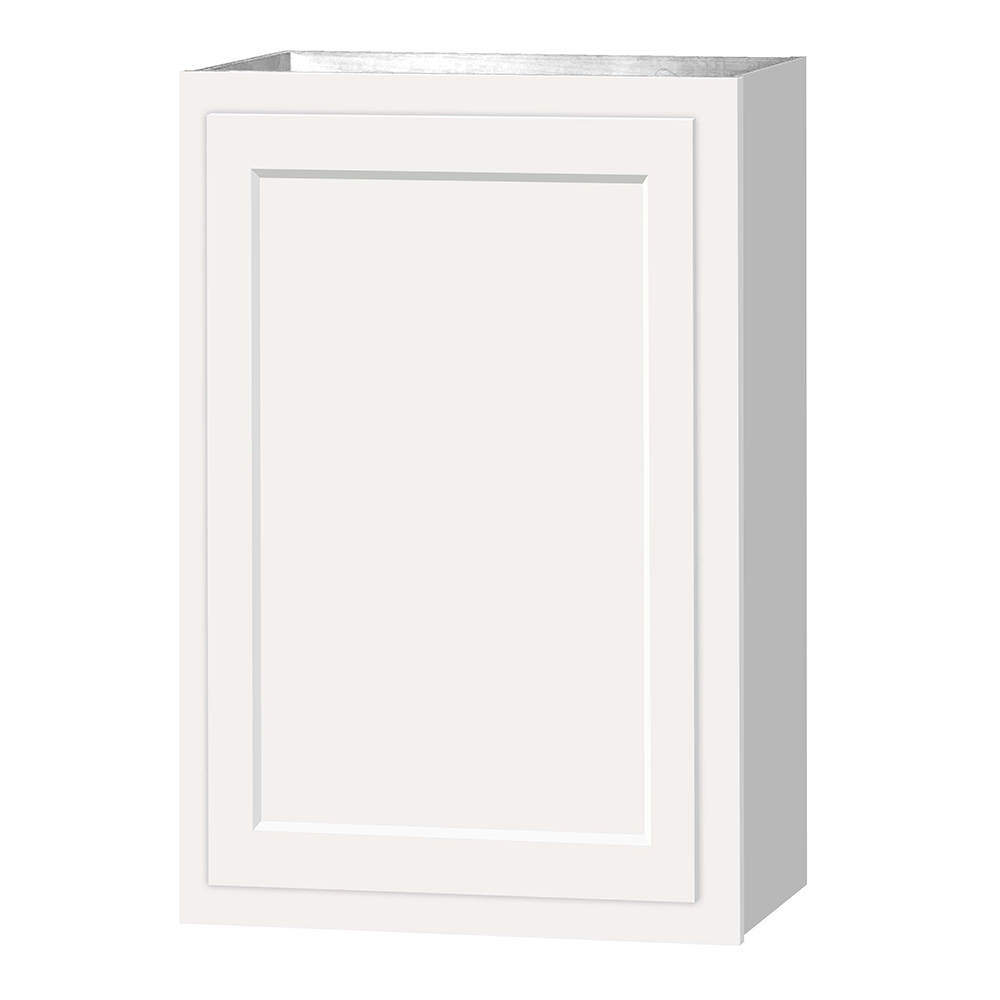 Kitchen Kompact Wall Cabinet, 24"X36"X12" , White